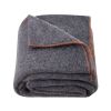 Wool Camping Blanket, Large Warm Stadium Blanket, Waterproof & Windproof, Flame Retardant, Great for Outdoors, Picnics, Hiking, Sports Events, Travel