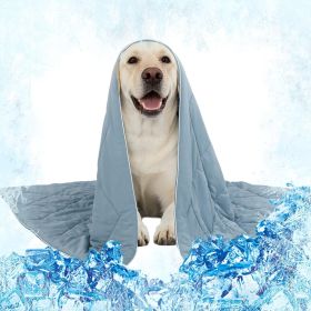 40x60in Large Cooling Blanket for Dogs - Machine Washable Soft Blanket with Q-MAX>0.4, Fits Medium Large Dogs