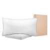 Bed Pillows for Sleeping, Set of 2, Queen Size Luxury Quality Hotel Pillows with Original Down Alternative Filling, Supportive and Fluffy