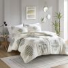 Full/Queen 3 Piece Cotton Blend Chenille Comforter Set