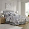 6 Piece Cotton Comforter Set Grey King