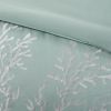 Oversized Cotton Jacquard Comforter Set Aqua Cal King