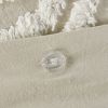 King/Cal King 3 piece Tufted Cotton duvet cover set