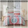Full Boho Comforter Set with Bed Sheets