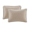 Reversible Bedspread Set Khaki Queen