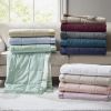 Lightweight Down Alternative Blanket with Satin Trim Seafoam King