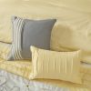 Embroidered 7 Piece Comforter Set Yellow King