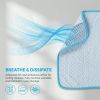 Dog Cooling Mat for Small Pets Up to 11 lbs, 19.7"x15.7" - Gel Free Ice Silk Self-Cooling Pad, Non-Slip Portable Summer Pet Bed for Kittens Puppies