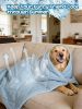 40x60in Large Cooling Blanket for Dogs - Machine Washable Soft Blanket with Q-MAX>0.4, Fits Medium Large Dogs