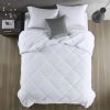 Oversized Down Alternative Comforter White King/Cal King