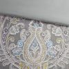 5 Piece Cotton Duvet Cover Set Grey Full/Queen