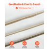 4-Piece Bed Sheet Set - Queen Size, 100% Bamboo Fiber Bedding Set, Cooling, Breathable & Shrink-Resistant Luxury Bed Sheet with Deep Pocket