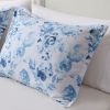 Full/Queen Floral Striped Comforter Set