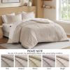 7-Piece Full Woven Striped Comforter Set