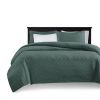 3 Piece Reversible Bedspread Set Balsam Green King