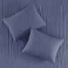 3 Piece Quilt Set Navy King/Cal King