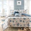 Brushed Quilt Set with Throw Pillows Blue Full/Queen