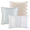 7 Piece Comforter Set Aqua Queen