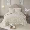 King/Cal King 3 piece Tufted Cotton duvet cover set