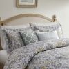 6 Piece Cotton Comforter Set Grey King