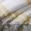 9 Piece Cotton Percale Comforter Set Yellow King