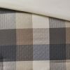 7 Piece Herringbone Comforter Set Neutral Cal King