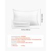 Bed Pillow for Sleeping, King Size Luxury Quality Hotel Pillow with Memory Foam Fill, Supportive & Adjustable, Includes Natural Firber Pillowcase