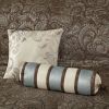 12 Piece Comforter Set with Cotton Bed Sheets Blue/Brown Cal King