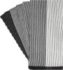 Premium Kitchen Towels (20'x 28', 6 Pack) | Large Cotton Dish Towels | Flat & Terry Highly Absorbent Kitchen Linen Set with Hanging Loop | Black