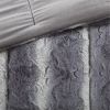 Full/Queen 4PC Faux Fur Comforter Set