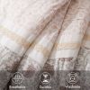 9 Piece Cotton Percale Comforter Set Blush King