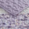 4 PCS Full/Queen Seersucker Quilt Set with Throw