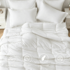 White 2-Piece & 3-Piece Bedding Comforter Set – Twin/Queen/King – Soft Microfiber