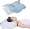 Cervical Memory Foam Pillow – Ergonomic Neck Support for Side, Back & Stomach Sleepers | Odorless Beauty Sleep Pillow for Deep Rest