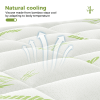Mattress Protector, Thickened Mattress Pad with Bamboo Fiber Viscose Filling