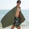 Microfiber Towel Perfect Travel & Gym & Camping Towel. Quick Dry - Super Absorbent - Ultra Compact - Lightweight. Suitable for Trip, Beach, Shower