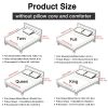 4-piece ultra-soft 85g bed sheet and pillowcase set. Soft and durable, solid color, machine washable
