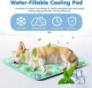90*60cm Dog Cooling Mat, 2026 New Summer Pet Mats, Portable Pet Cooling Pad for Travel, Washable Gel Coolings Mat for Dogs and Cats Indoor Outdoor