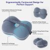 Knee Pillow for Side Sleepers - Smooth Spine Alignment Pillow, Memory Foam Knee Pillows for Back Hip Pain, Spine Aligning, Sciatica, Surgery Recovery