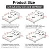 4-piece ultra-soft 85g satin sheet and pillowcase set, solid color, machine washable, suitable for all seasons, comfortable bedding set, for single