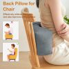 Lumbar Support Pillow Small Lower Back Pillow for Office Chair, Car Seat