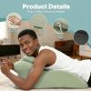 Wedge Pillow,Ergonomic Memory Foam, Contoured Support Pillows, 27° Angled Support for Waist and Neck, Multi-Position Support Pillow