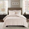 King/Cal King Faux Fur Comforter Mini Set