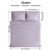 4pcs ultra-soft 85g sheet and pillowcase set, soft solid color, machine washable, suitable for all seasons, Christmas comfortable bedding set