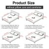 4pcs ultra-soft 85g sheet and pillowcase set, soft solid color, machine washable, suitable for all seasons, Christmas comfortable bedding set